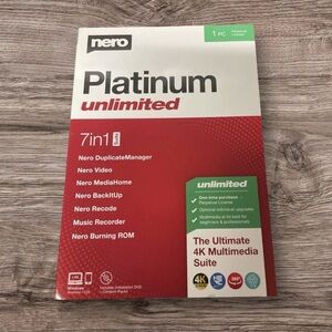 NERO PLATINUM UNLIMITED- 7 in 1‎ Suite - NEW SEALED